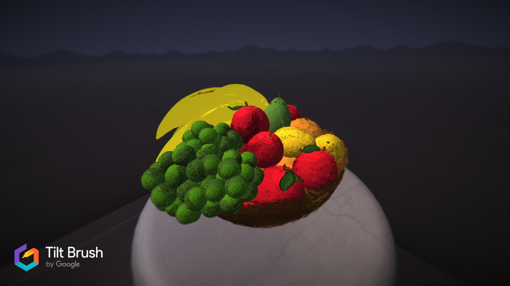 Going bananas, tilt brush, fruit bowl - theqtt.com