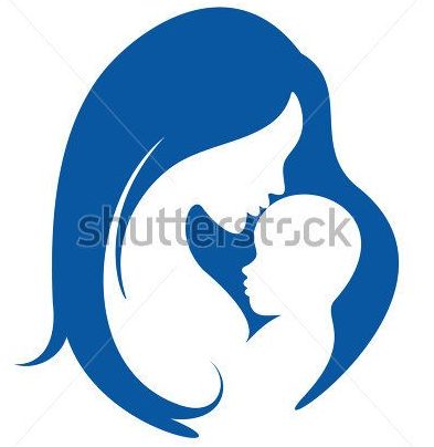 Mother holding baby original